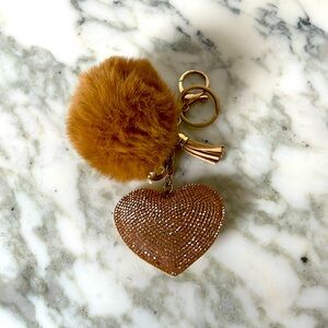 Heart Bag Clip Accessory.